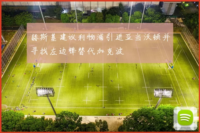 赫斯基建议利物浦引进亚当沃顿并寻找左边锋替代加克波